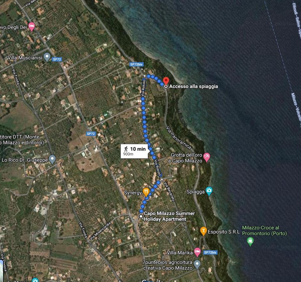 Capo Milazzo Summer Holiday Apartament Esterno foto